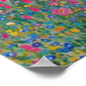 Der Kuss von Klimt Poster (Ecke)