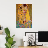 Der Kuss von Klimt Poster (Heimbüro)