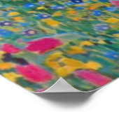 Der Kuss von Klimt Poster (Ecke)