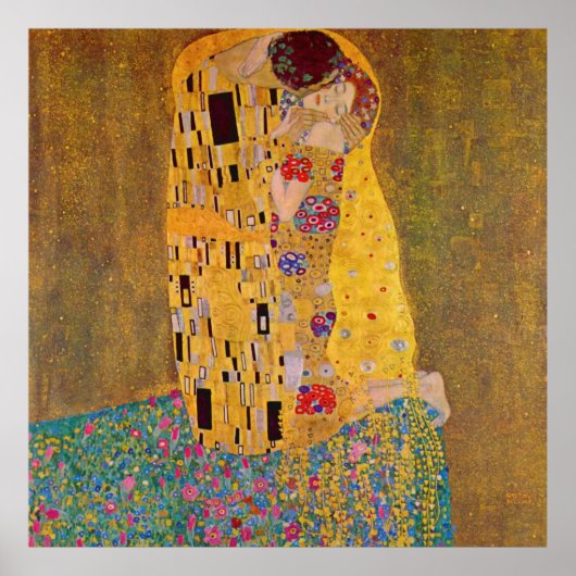Der Kuss von Klimt Poster (Vorne)