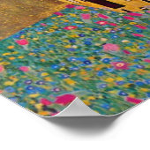 Der Kuss von Klimt Poster (Ecke)