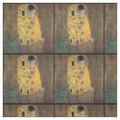 Der Kuss, Wiedergabe, Malerei Gustav Klimt, Kunst, Stoff (Muster)