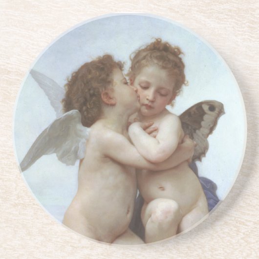 Der Kuss, William-Adolphe Bouguereau Untersetzer (Vorne)