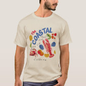 Der Küsten-Meeresfrüchte-Markt T-Shirt (Vorderseite)