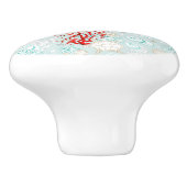 Der Küstenstil ist wunderschön, türkisfarben und r Keramikknauf (Seitenansicht)