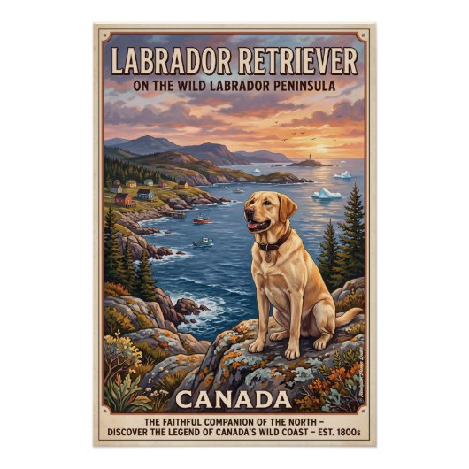 Der Labrador Retriever Poster (Vorderseite)