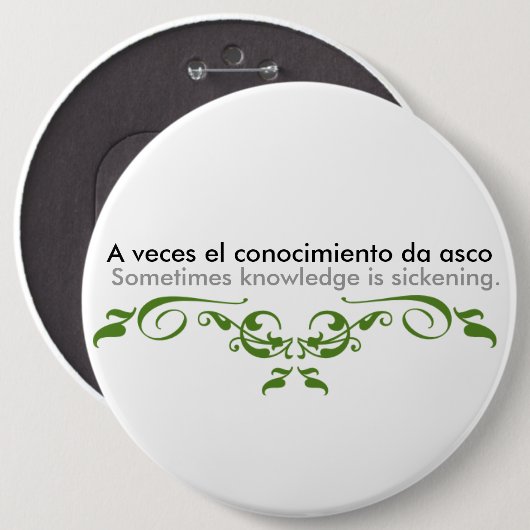 Der Labyrinth-Läufer-Knopf Button (Vorne & Hinten)