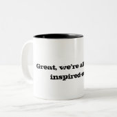 der Labyrinth-Läufer:newblutig inspiriert Zweifarbige Tasse (Vorderseite Links)