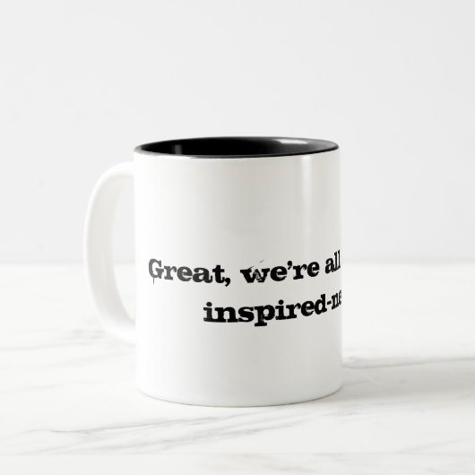 der Labyrinth-Läufer:newblutig inspiriert Zweifarbige Tasse (Vorderseite Links)