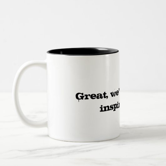 der Labyrinth-Läufer:newblutig inspiriert Zweifarbige Tasse (Links)