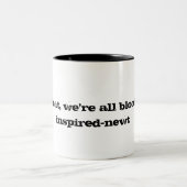 der Labyrinth-Läufer:newblutig inspiriert Zweifarbige Tasse (Mittel)