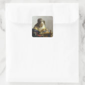 Der Lacemaker, 1669-70 Quadratischer Aufkleber (Tasche)