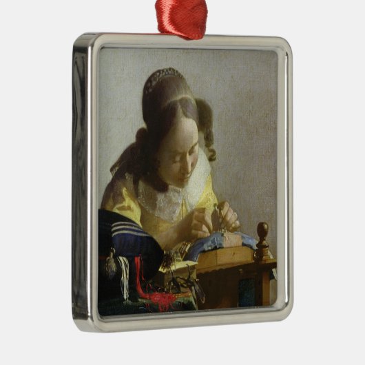 Der Lacemaker, 1669-70 Silbernes Ornament (Rechts)