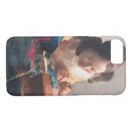 Der Lacemaker, Johannes Vermeer, 1669-1670 Case-Mate iPhone Hülle (Rückseite (Horizontal))