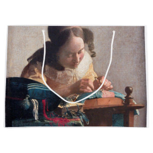 Der Lacemaker, Johannes Vermeer, 1669-1670 Große Geschenktüte