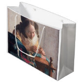 Der Lacemaker, Johannes Vermeer, 1669-1670 Große Geschenktüte (Vorderseite Schrägansicht)