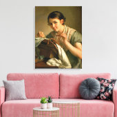 Der Lacemaker von 1823 Leinwanddruck (Insitu (Wohnzimmer))