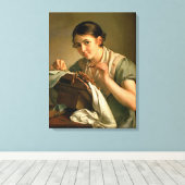 Der Lacemaker von 1823 Leinwanddruck (Insitu (Holzboden))