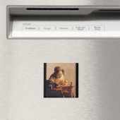 Der Lacemaker von Johannes Vermeer Magnet (In Situ (Geschirrspüler))