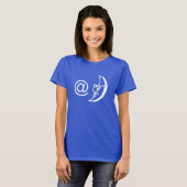 @Der lächelnde Halbmond T-Shirt (Vorne ganz)