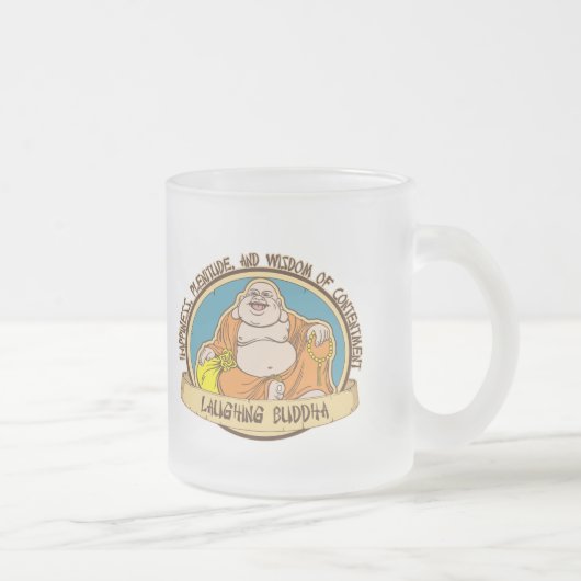 Der lachende Buddha Mattglastasse (Rechts)