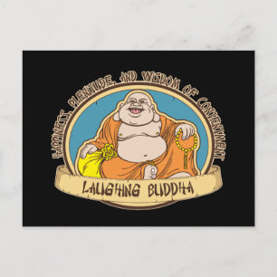 Der lachende Buddha Postkarte