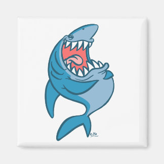 Der lachende Hai-Cartoon-Magnet Magnet