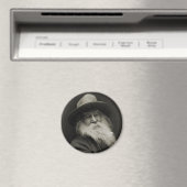 Der lachende Philosoph, Dichter Walt Whitman Magnet (In Situ (Geschirrspüler))