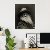 Der lachende Philosoph, Dichter Walt Whitman Poster (Heimbüro)