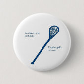 Der Lacrosse der Mädchen Button (Vorderseite)