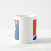 Der Lacrosse des Mädchens Kaffeetasse (Mittel)