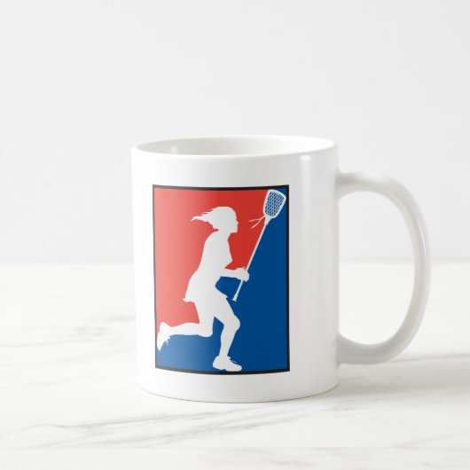 Der Lacrosse des Mädchens Kaffeetasse (Rechts)