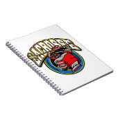 Der Lacrosse-Logo der Männer Notizblock (Rechte Seite)