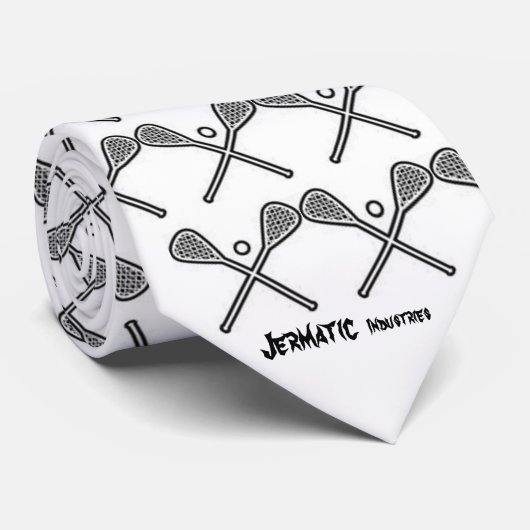 Der Lacrossemann - besonders angefertigt - Krawatte (Gerollt)