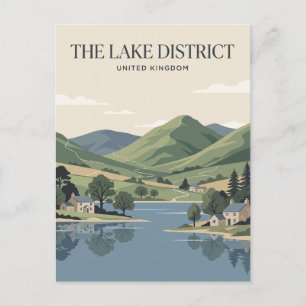 Der Lake District Vereinigtes Königreich Postkarte