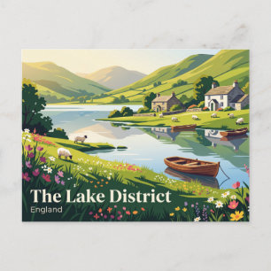 Der Lake District Vereinigtes Königreich Postkarte
