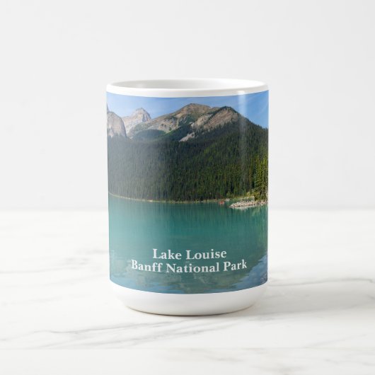 Der Lake Louise in Banff Kanada Kaffeetasse (Mittel)