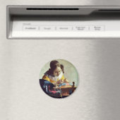 Der Lakemaker, Français La Dentelière, von Vermeer Magnet (In Situ (Geschirrspüler))