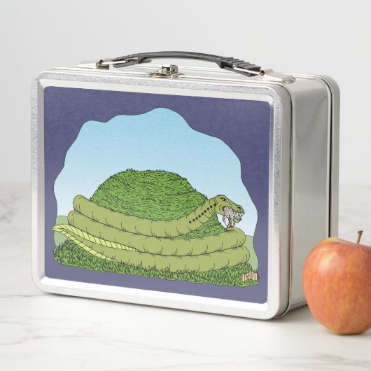 Der Lambton-Wurm Metall Brotdose (Beispiel)