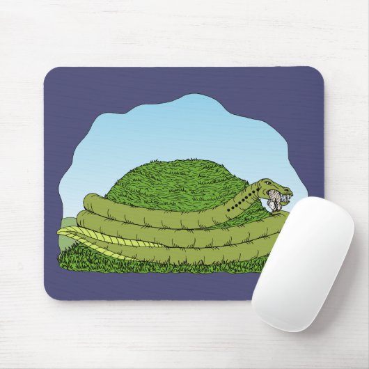 Der Lambton-Wurm Mousepad (Mit Mouse)