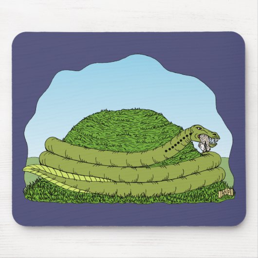Der Lambton-Wurm Mousepad (Vorne)