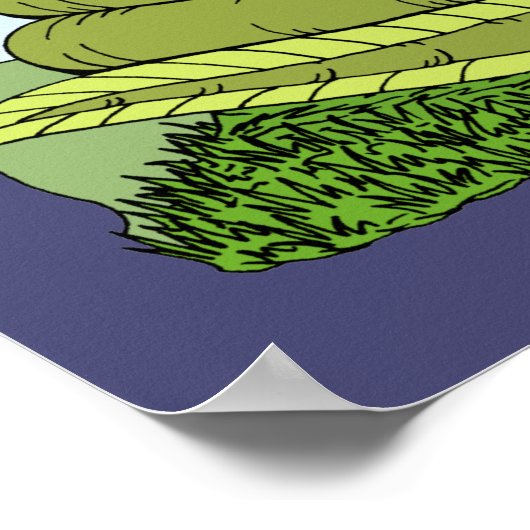 Der Lambton-Wurm Poster (Ecke)