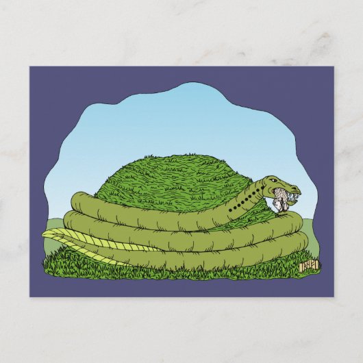 Der Lambton-Wurm Postkarte (Vorderseite)