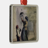 Der Lamplighter, von 'Les Femmes De Paris Silbernes Ornament (Rechts)