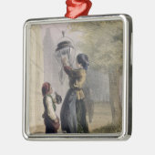 Der Lamplighter, von 'Les Femmes De Paris Silbernes Ornament (Links)