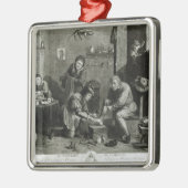 Der Land-Chirurg Silbernes Ornament (Links)