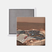 Der Landeplatz des Rovers Magnet (Vorderseite/Rückseite)