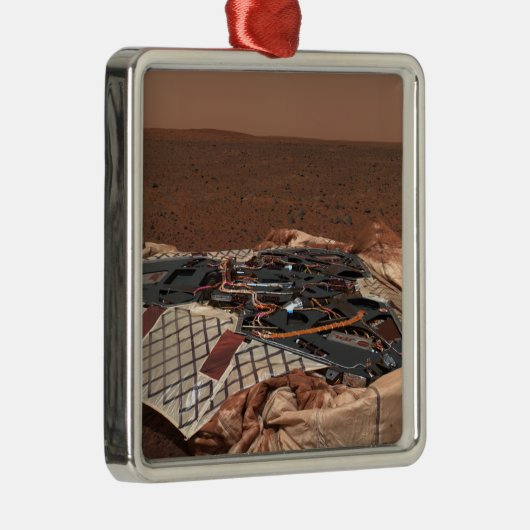 Der Landeplatz des Rovers Silbernes Ornament (Rechts)