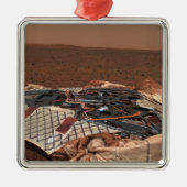 Der Landeplatz des Rovers Silbernes Ornament (Vorne)