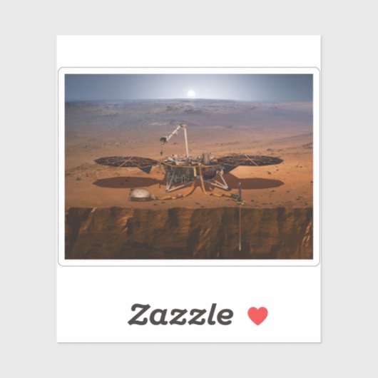 Der Lander der Erkenntnis Aufkleber (Blatt)